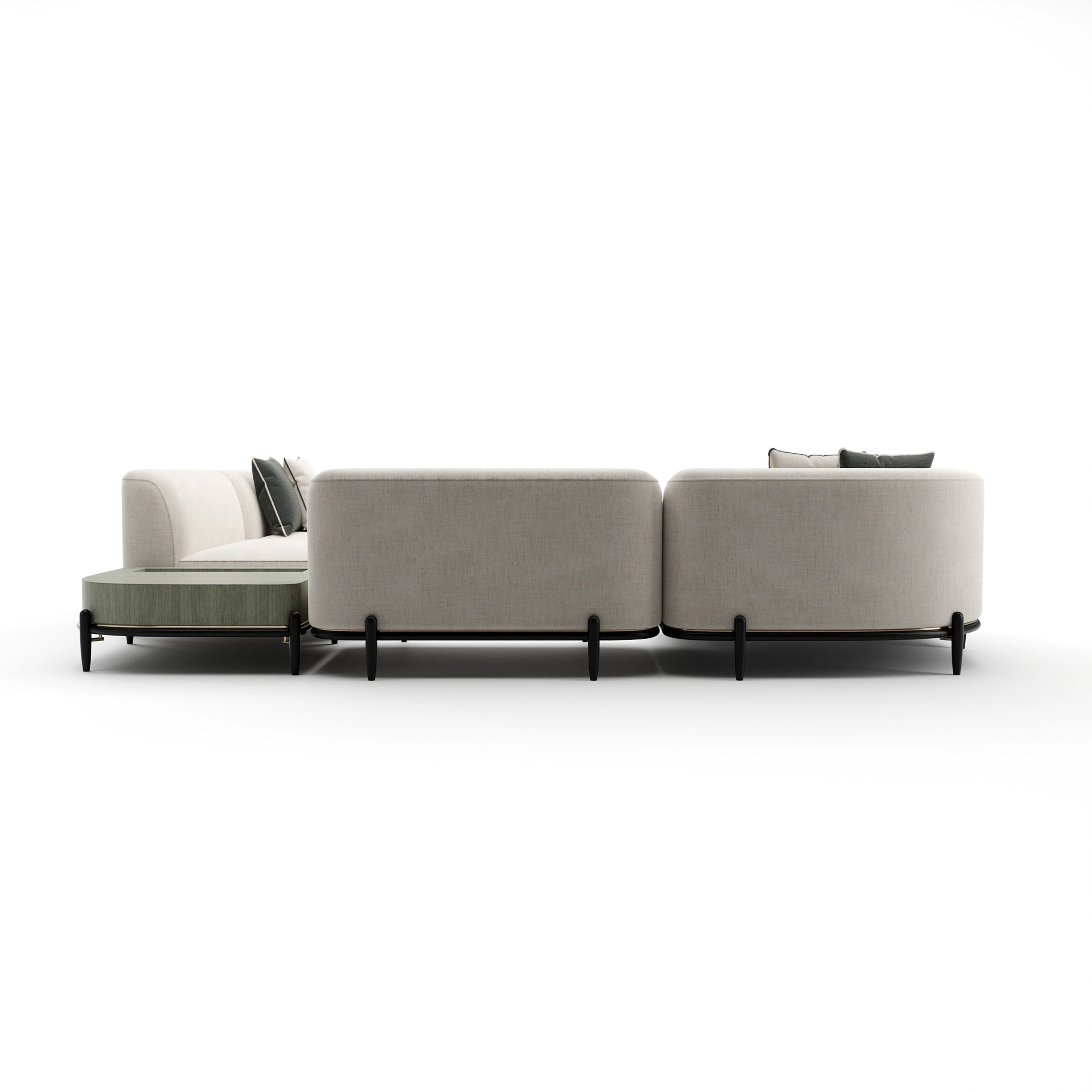 Madera Raf Large L Sectional - 3rd angle