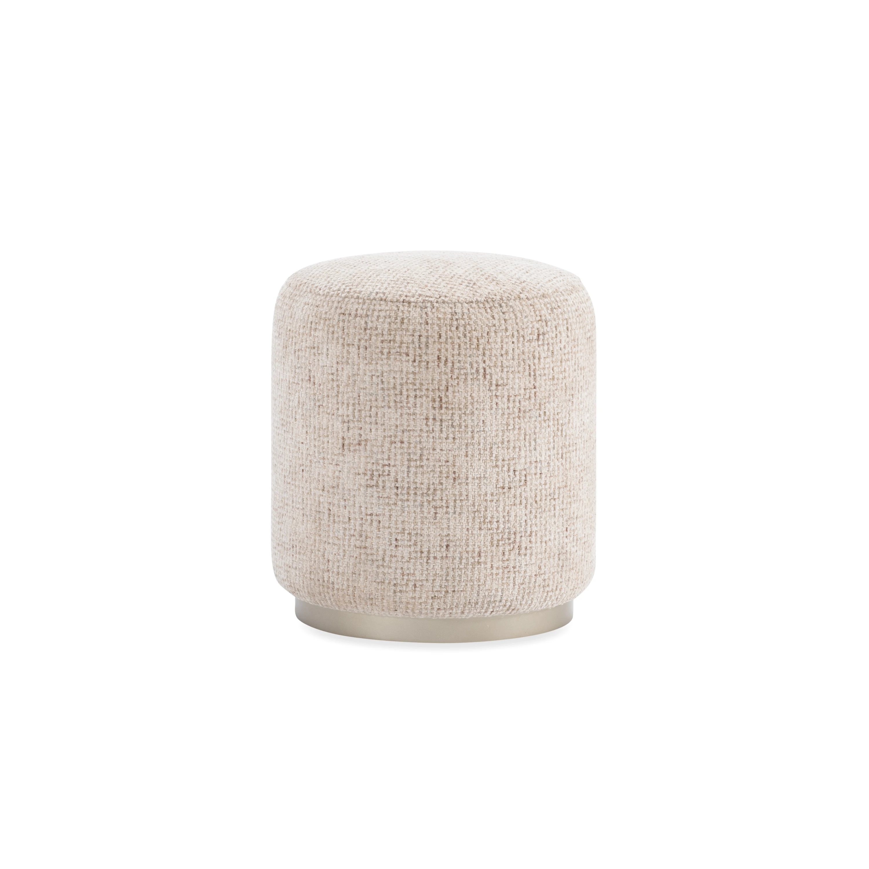 Bombon Small Pouf - Ivory - primary image [data-sku='UPH-026-056-A']