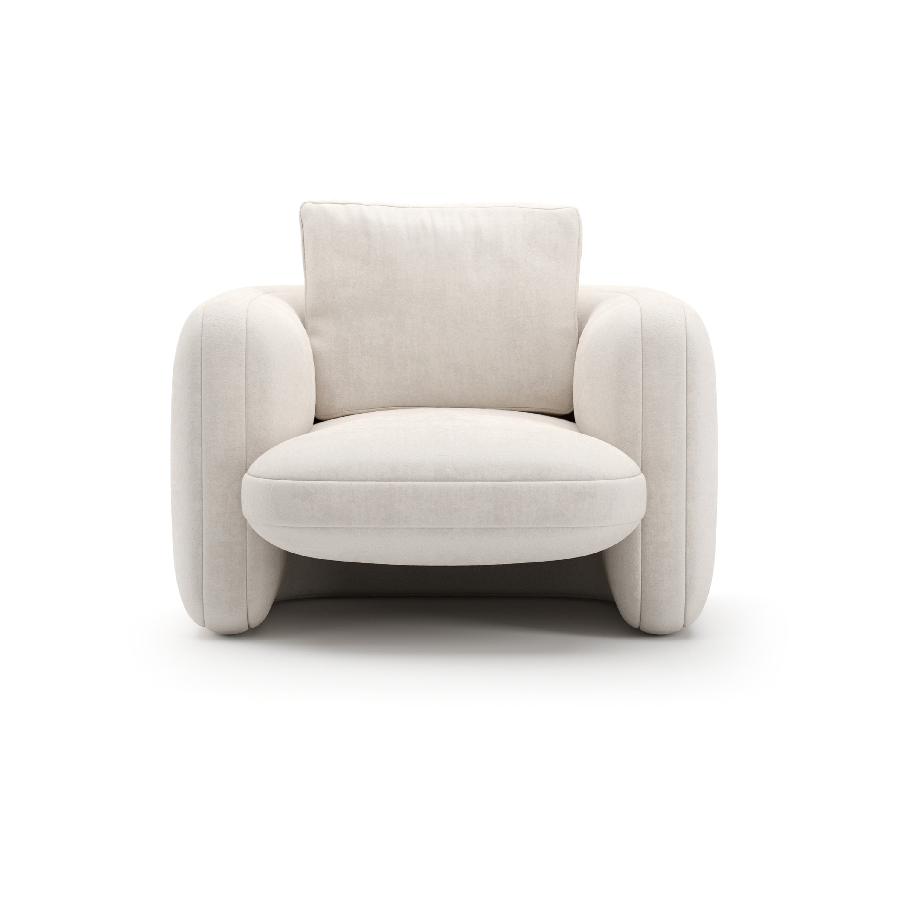 Overlap Chair Ecru - main image
