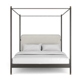Campaign King Bed With Canopy