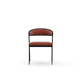 Dario Chocolate Side Chair - Rouge - primary image