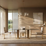 Counter  Balance Dining Table in room - angle 1
