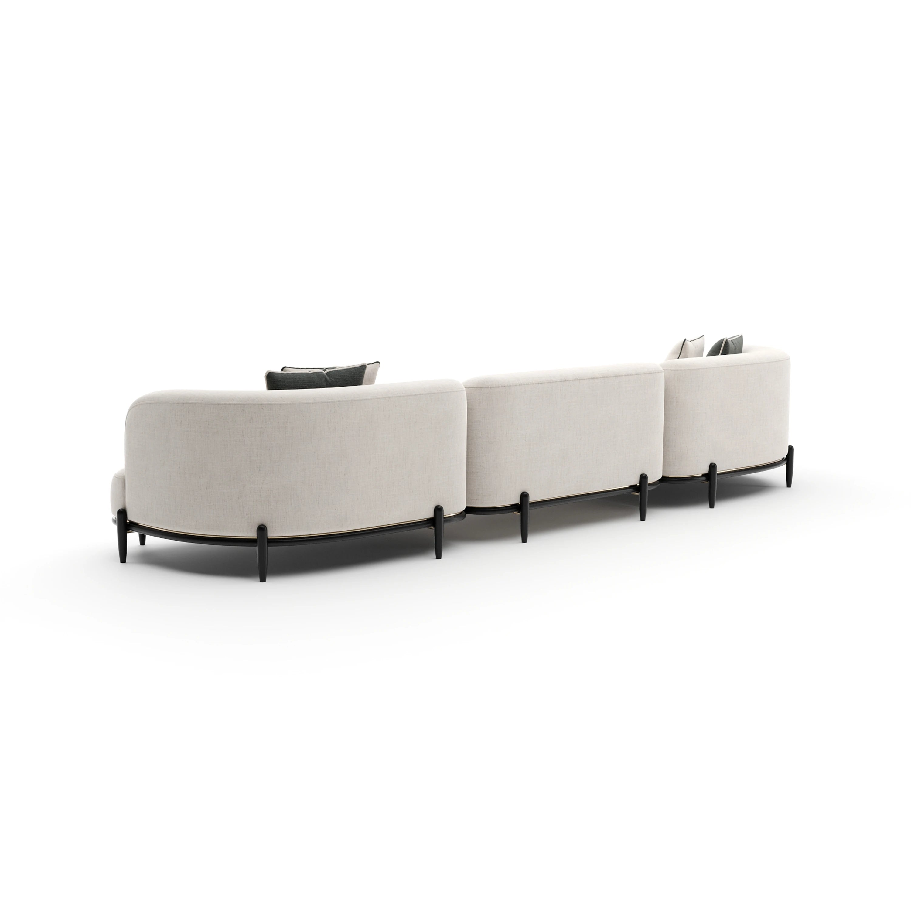 Madera Large Rt Chaise Sectional - 3rd angle