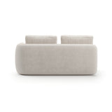 Overlap Raf Loveseat Ecru - 3rd angle
