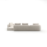 Overlap Large Lf Chaise Sec Ecru - 3rd angle