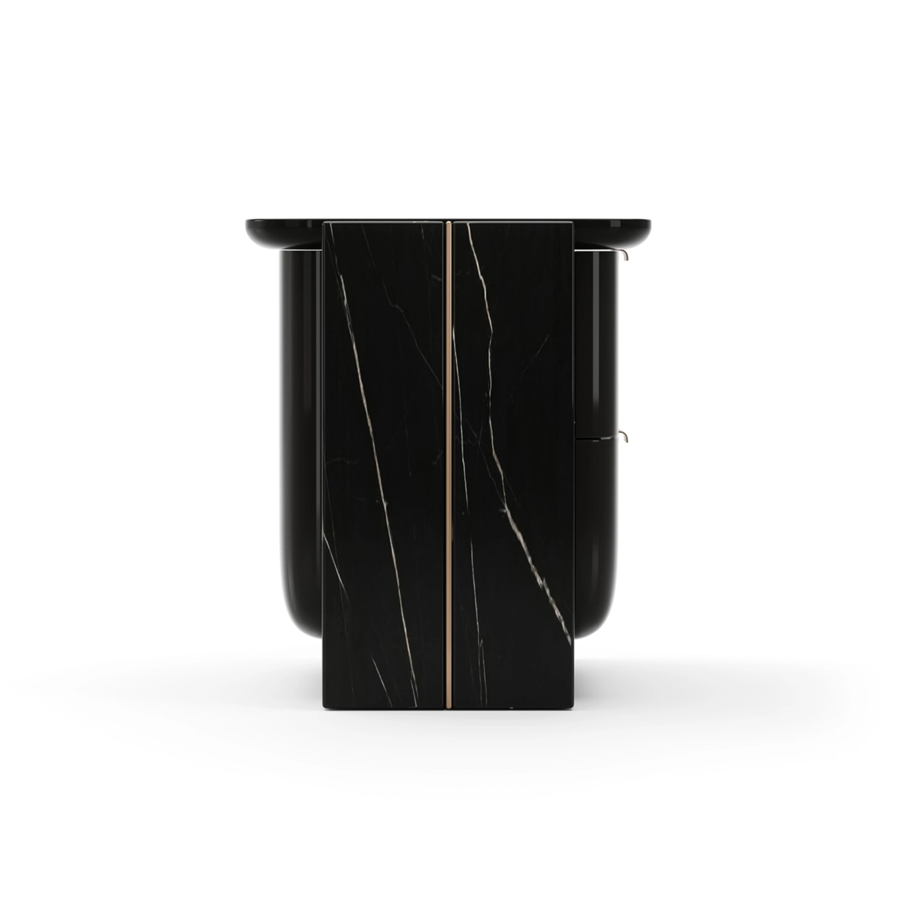 Overlap Small Nightstand Dark - 2nd angle
