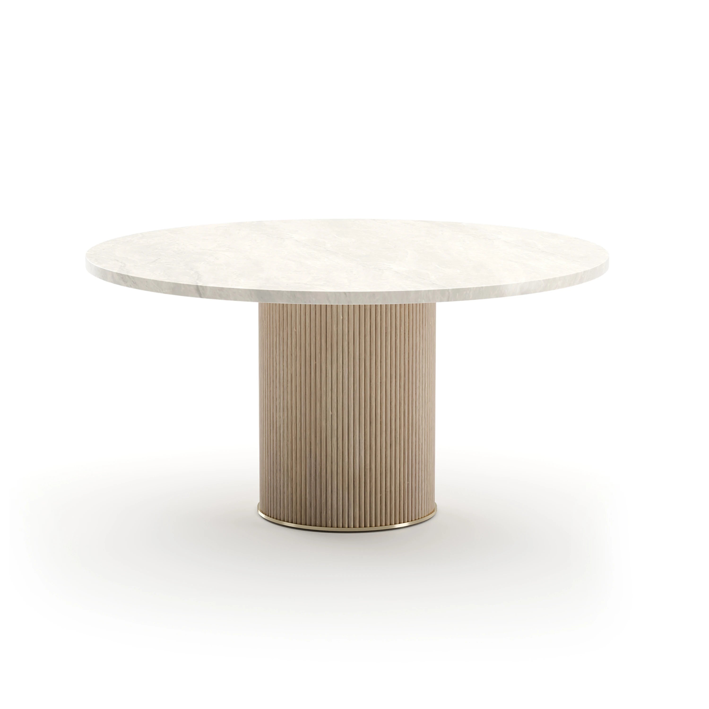 Rhythm  58" Rnd Stone Top Dining Tbl - main image