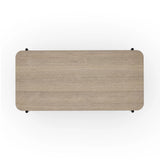 Madera Rec Dining Table - Chocolate - 4th angle