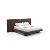 Overlap Uph 2 Pnl Kg Bed Dk Taupe - main image