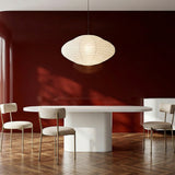 Atom Dining Table - Latte in room - angle 1