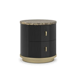 Rhythm Small Round Nightstand - Dark - primary image