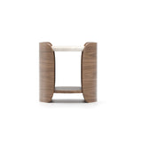 Fleur Side Table W/ Wood Shelf - main image