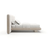 Overlap Uph 2 Panel Kg Bed Hb Ivory - 2nd angle