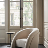 Movement Chair-Ivory in room - angle 1