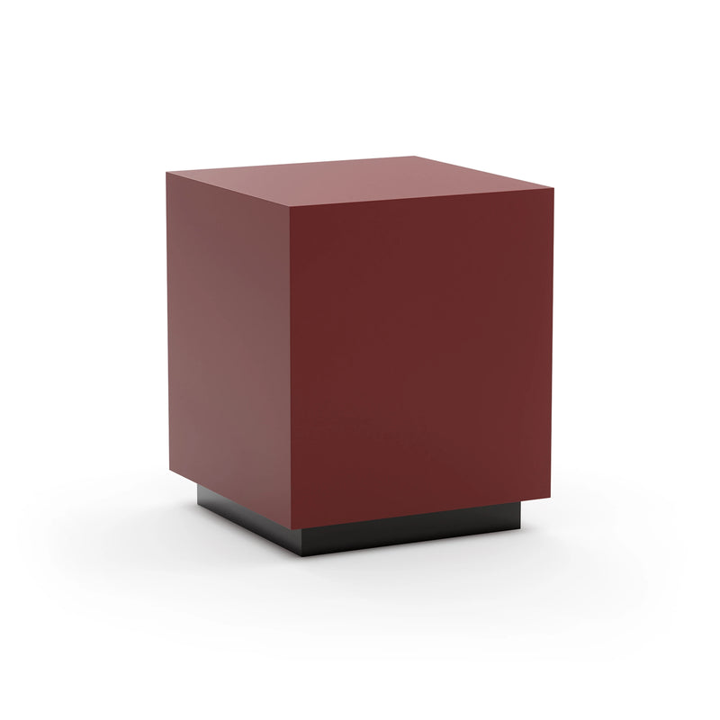 Cocktail Couture Sq End Tbl Rouge