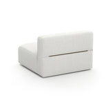 Rhythm Armless Chair Ivory - 3rd angle