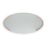 Love Oval Cocktail Table - Matte Pearl
