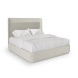 Love King Storage Bed - Matte Pearl - primary image
