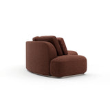 Sasso 2Pc Curved Sofa - Saffron - 2nd angle