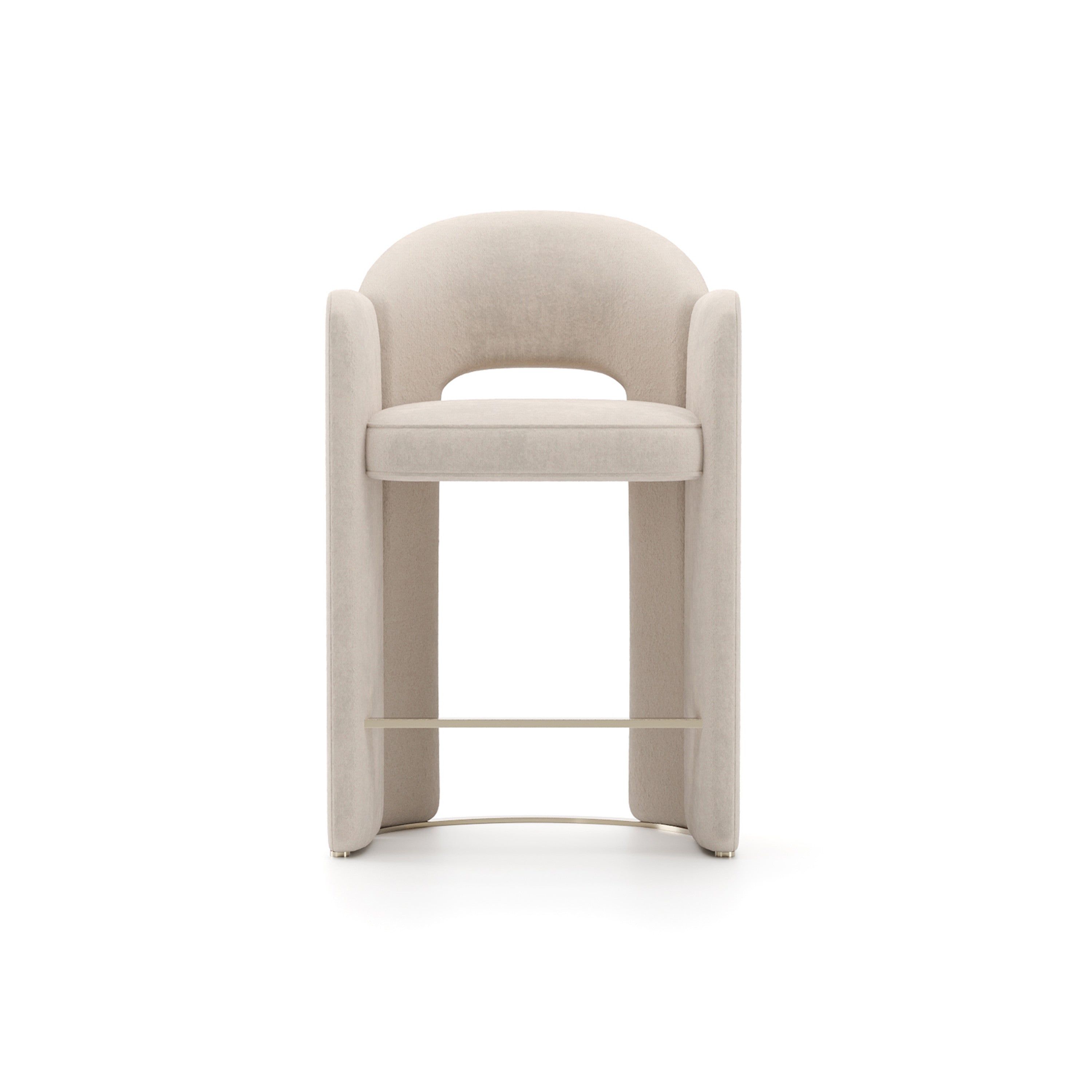 Overlap Counter Stool Ivory - main image