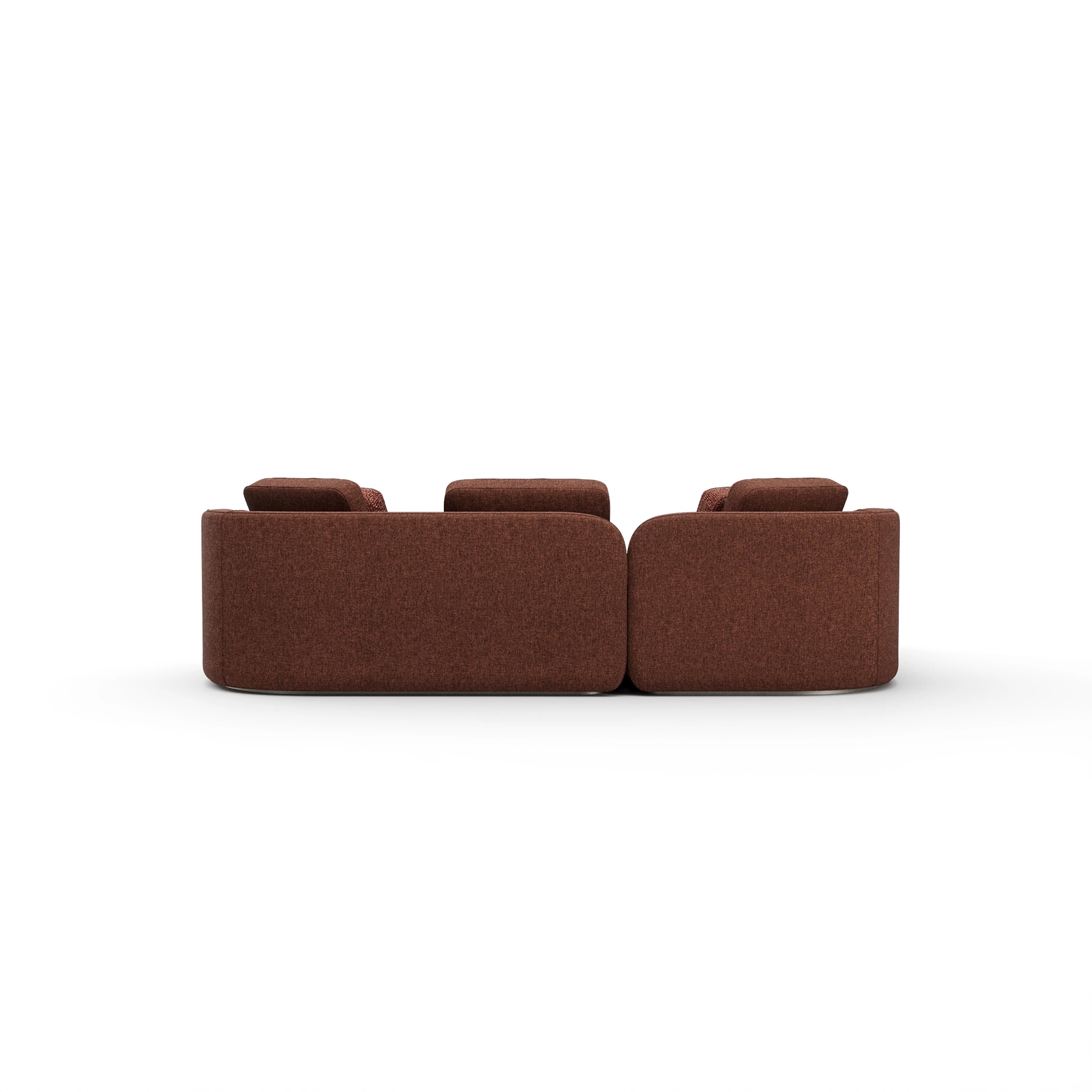 Sasso Left Chaise Sec - Saffron - 3rd angle