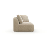 Sasso Raf Loveseat - Oatmeal - 2nd angle