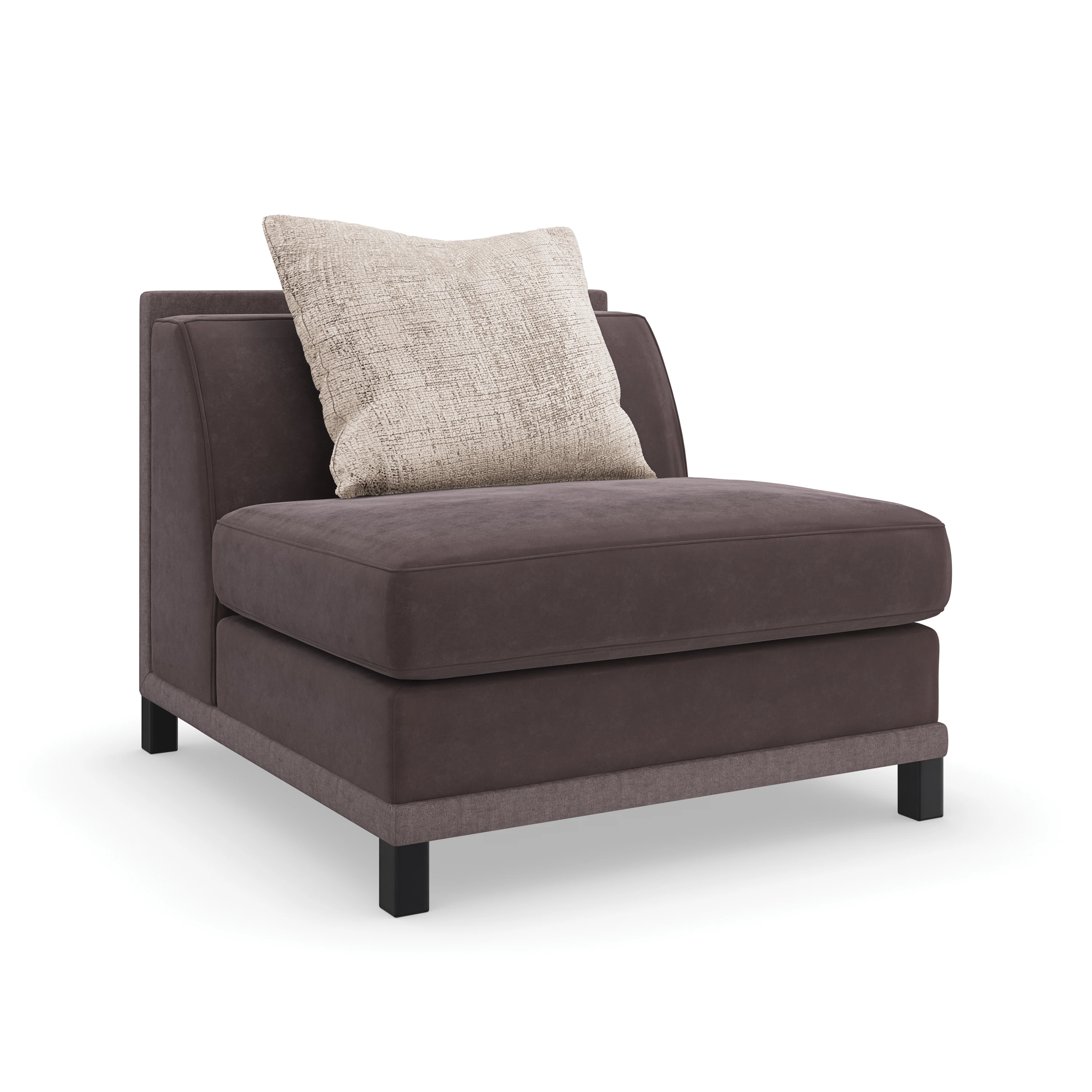 Tuxedo Armless Chair - main image