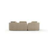 Sasso Left Chaise Sec - Oatmeal - 3rd angle