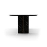 Overlap Rec Dining Tbl Base Dark - 2nd angle