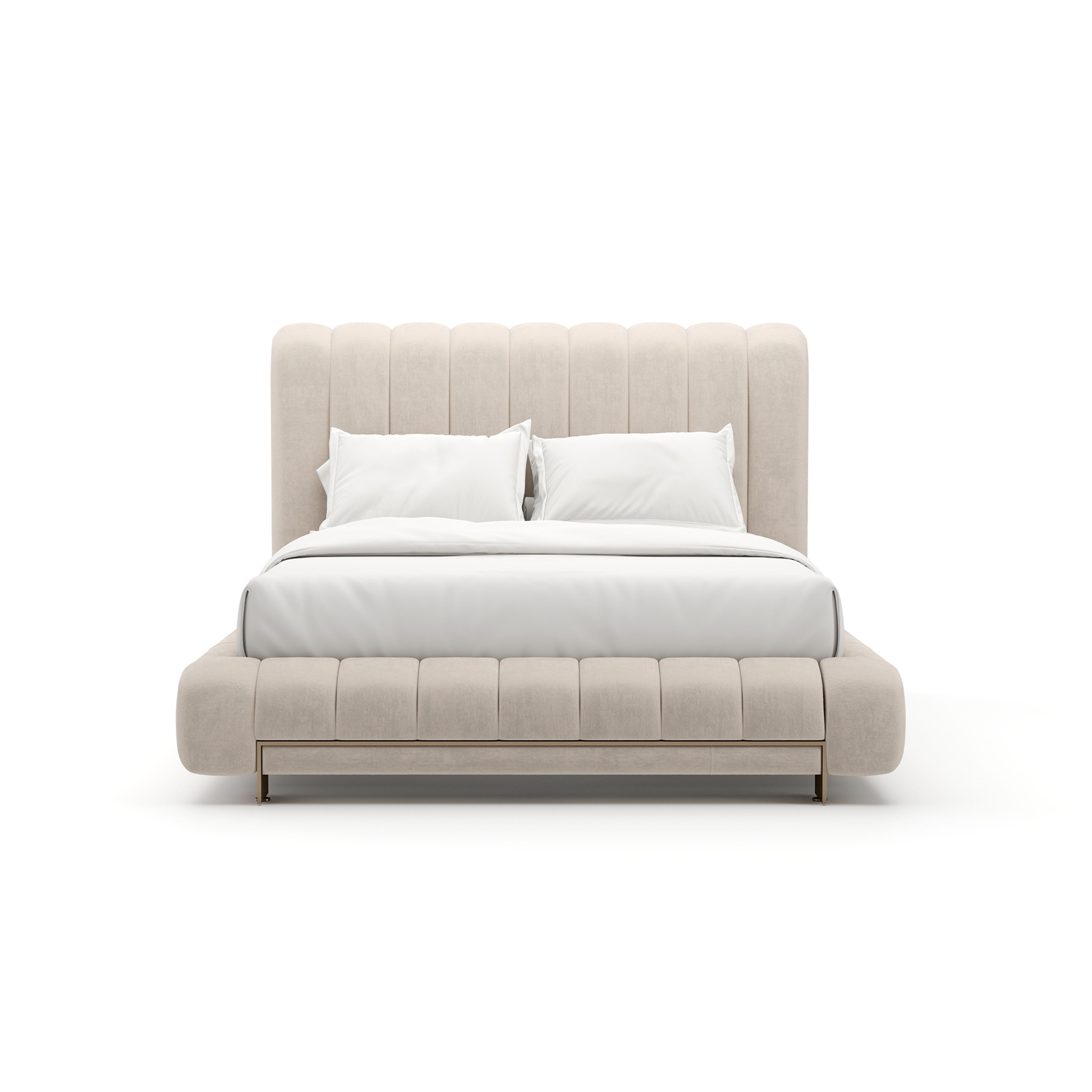 *Well Balanced Qn Bed Ecru - main image