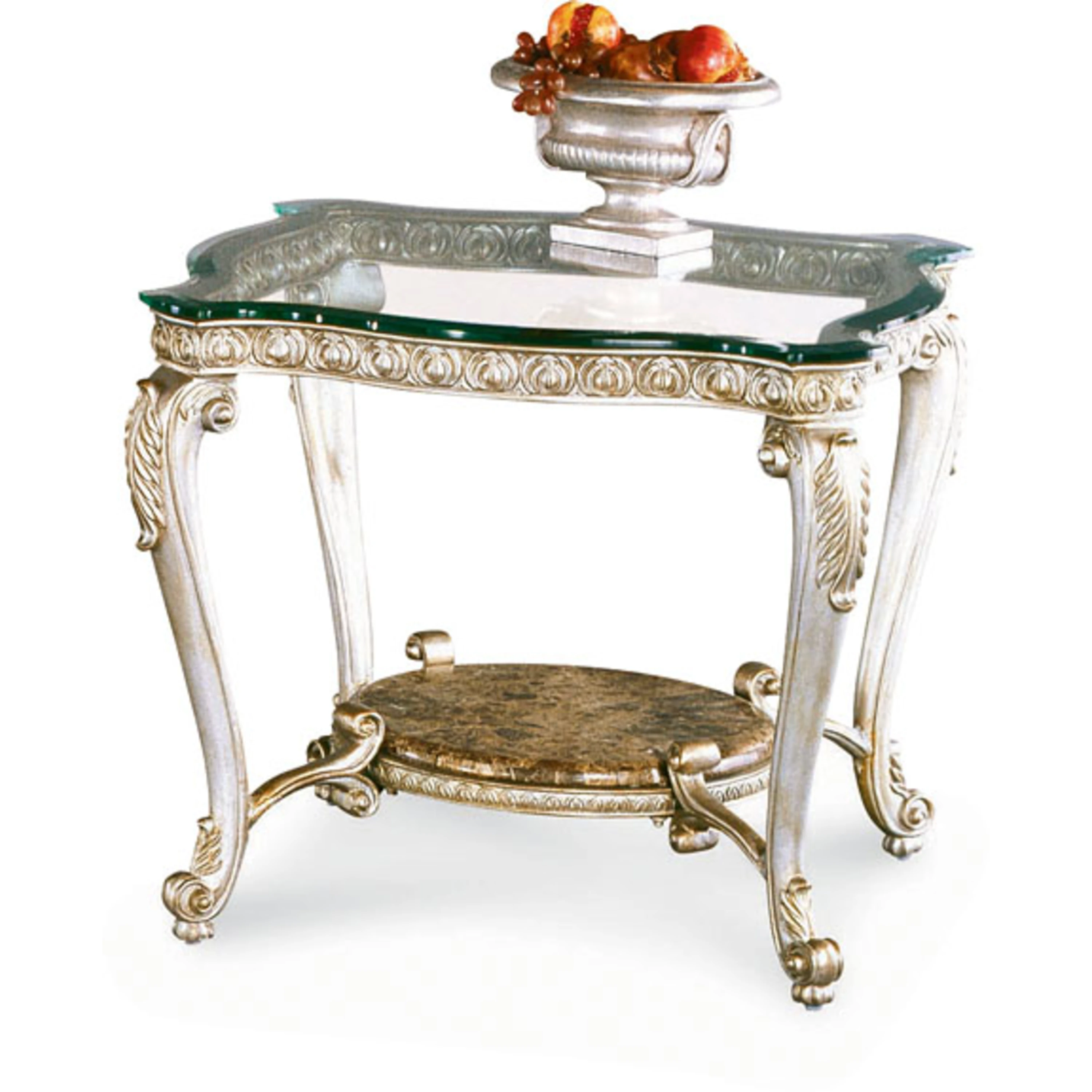 Regency-Rect End Glass Top - main image