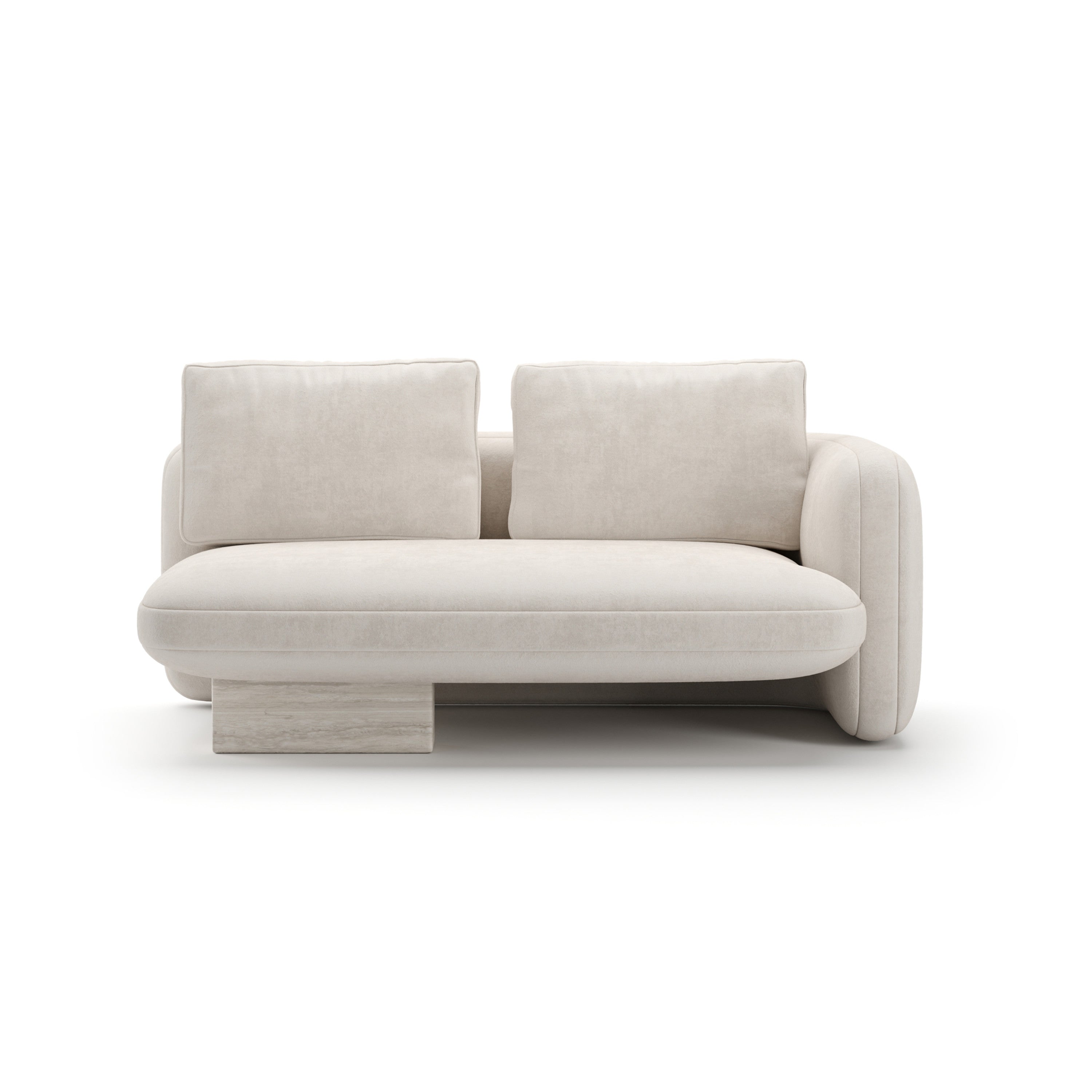 Overlap Raf Loveseat Ecru - main image