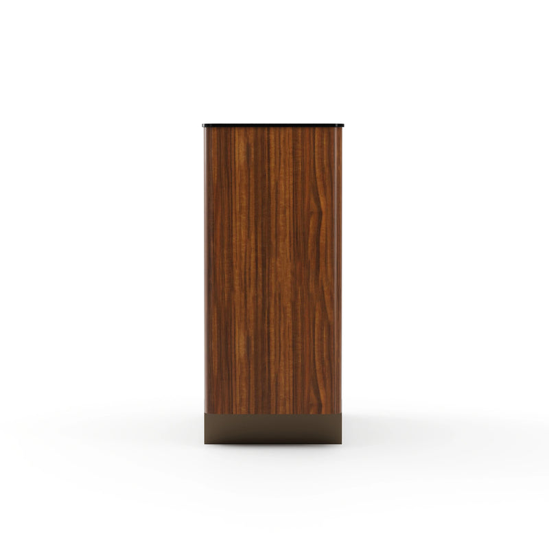 ALTURA GLASS TOP HALL CHEST