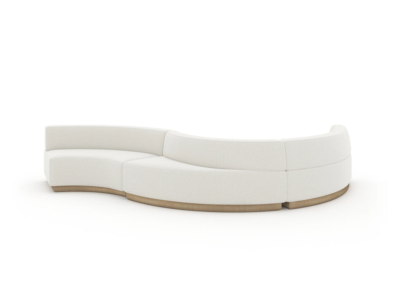 Crescent Armless Loveseat