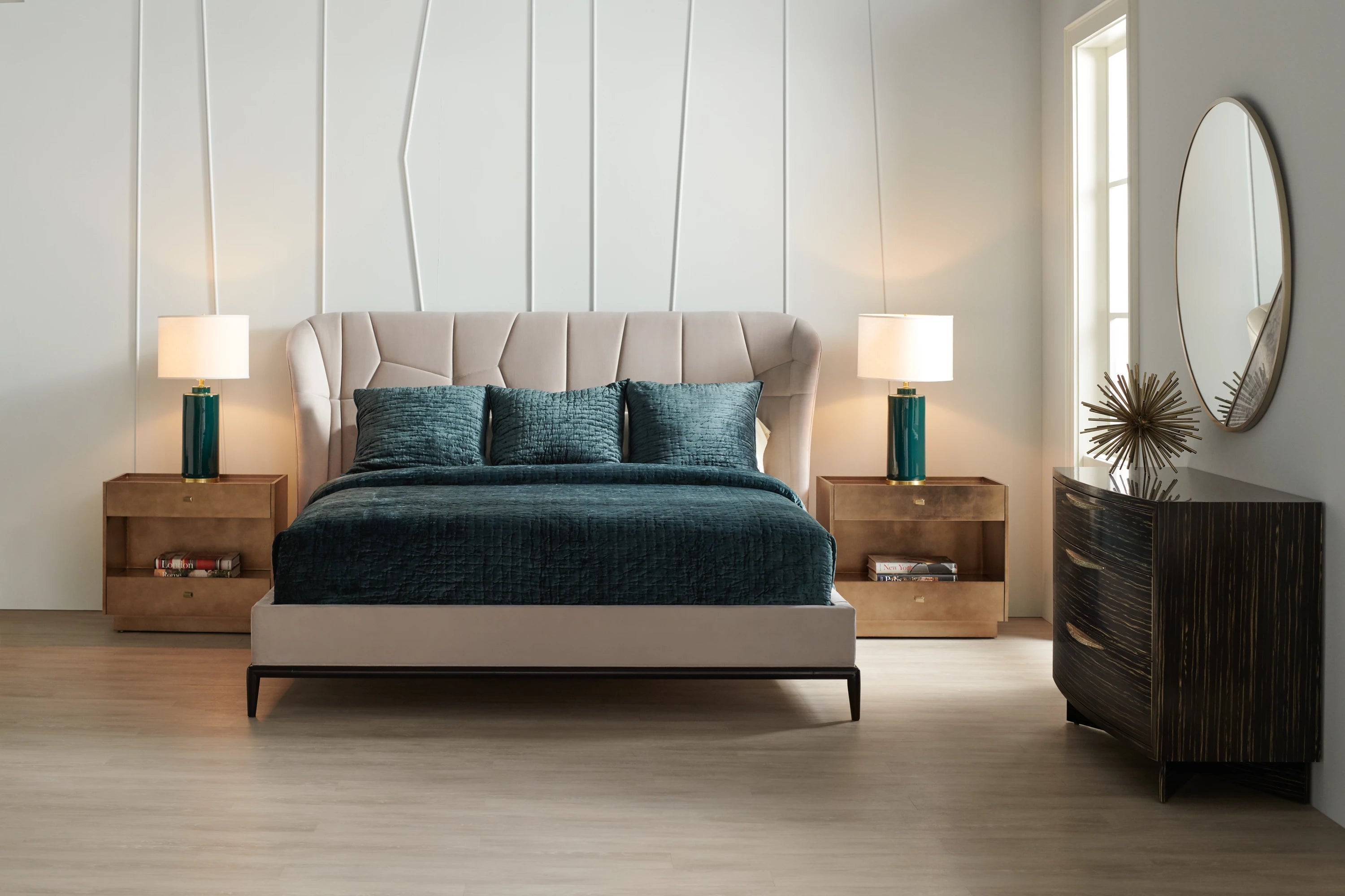 Vector Uph Bed - King in room - angle 4.0