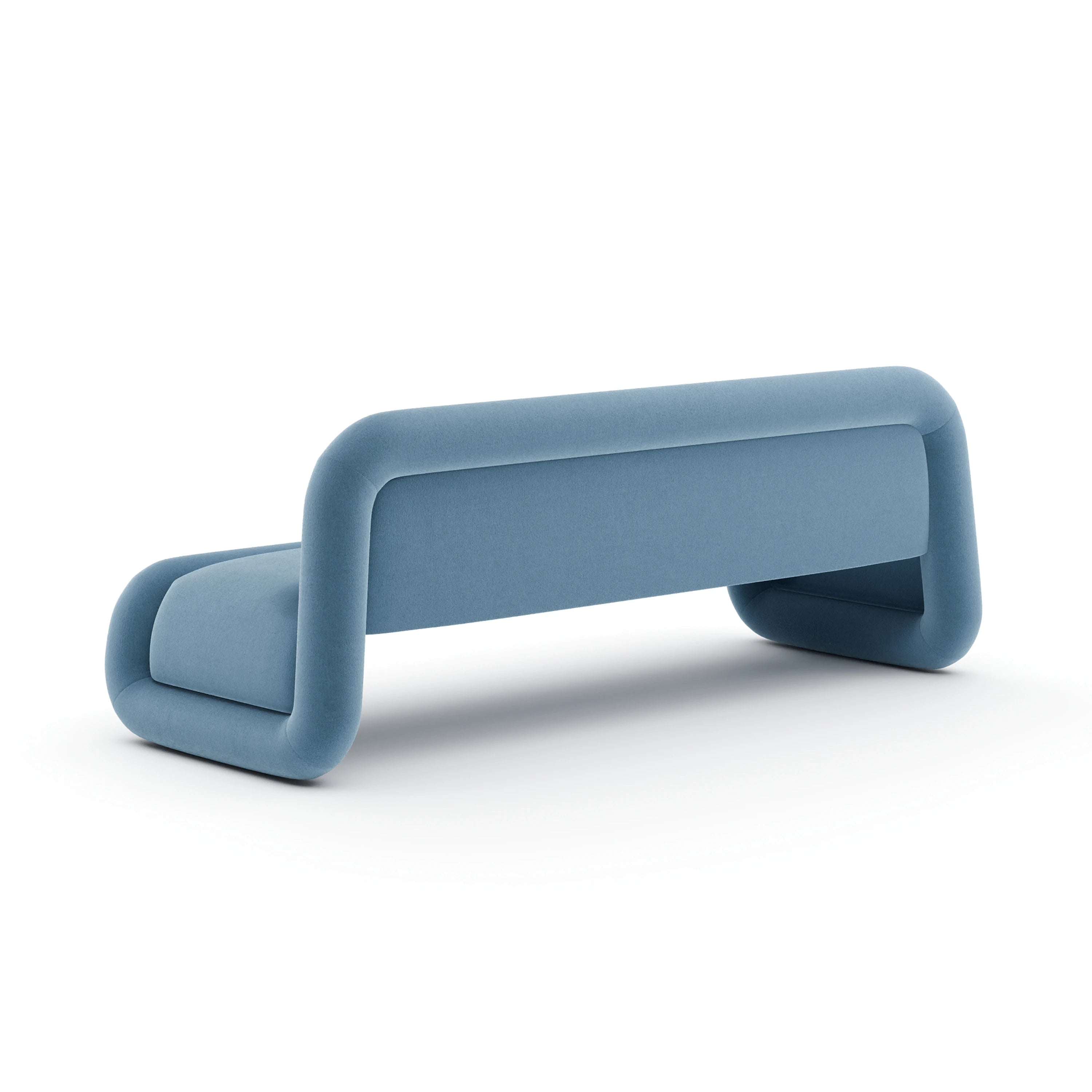 Bold Sofa - Azure - 3rd angle