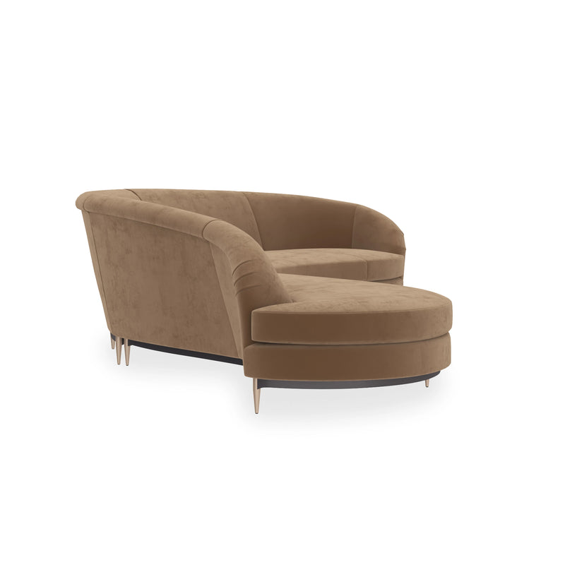 Three'S Company Lf Chaise 3Pc Sec
