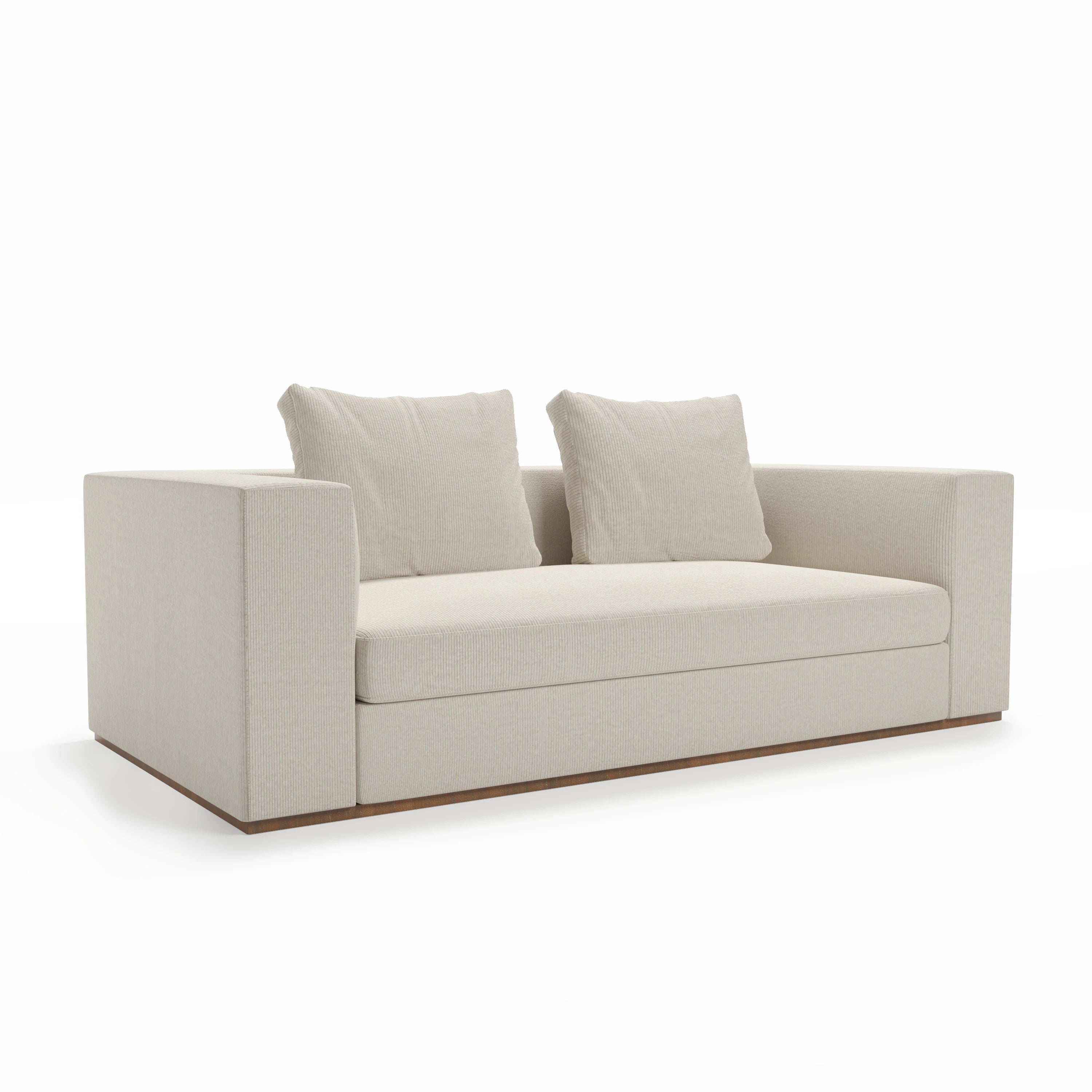 Bello Small 84" Sofa - Ivory - primary image [data-sku='UPH-026-115-B']