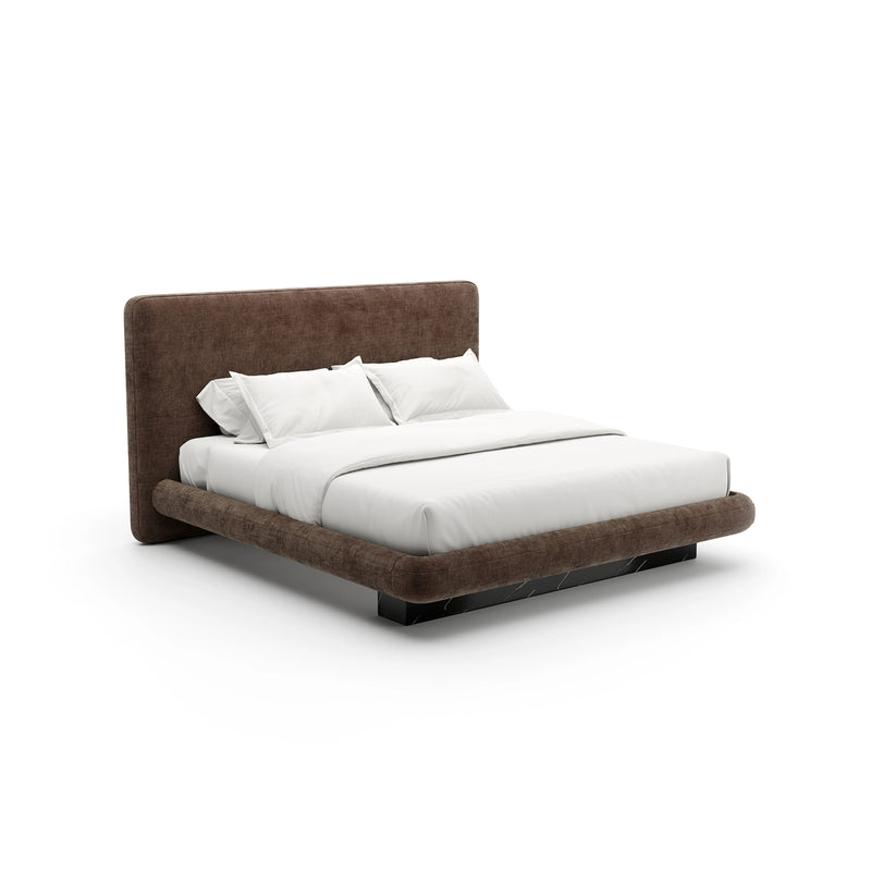 Overlap Uph Kg Bed Sr Dark Taupe