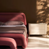 Bold King Bed - Dusty Rose in room - angle 4.0
