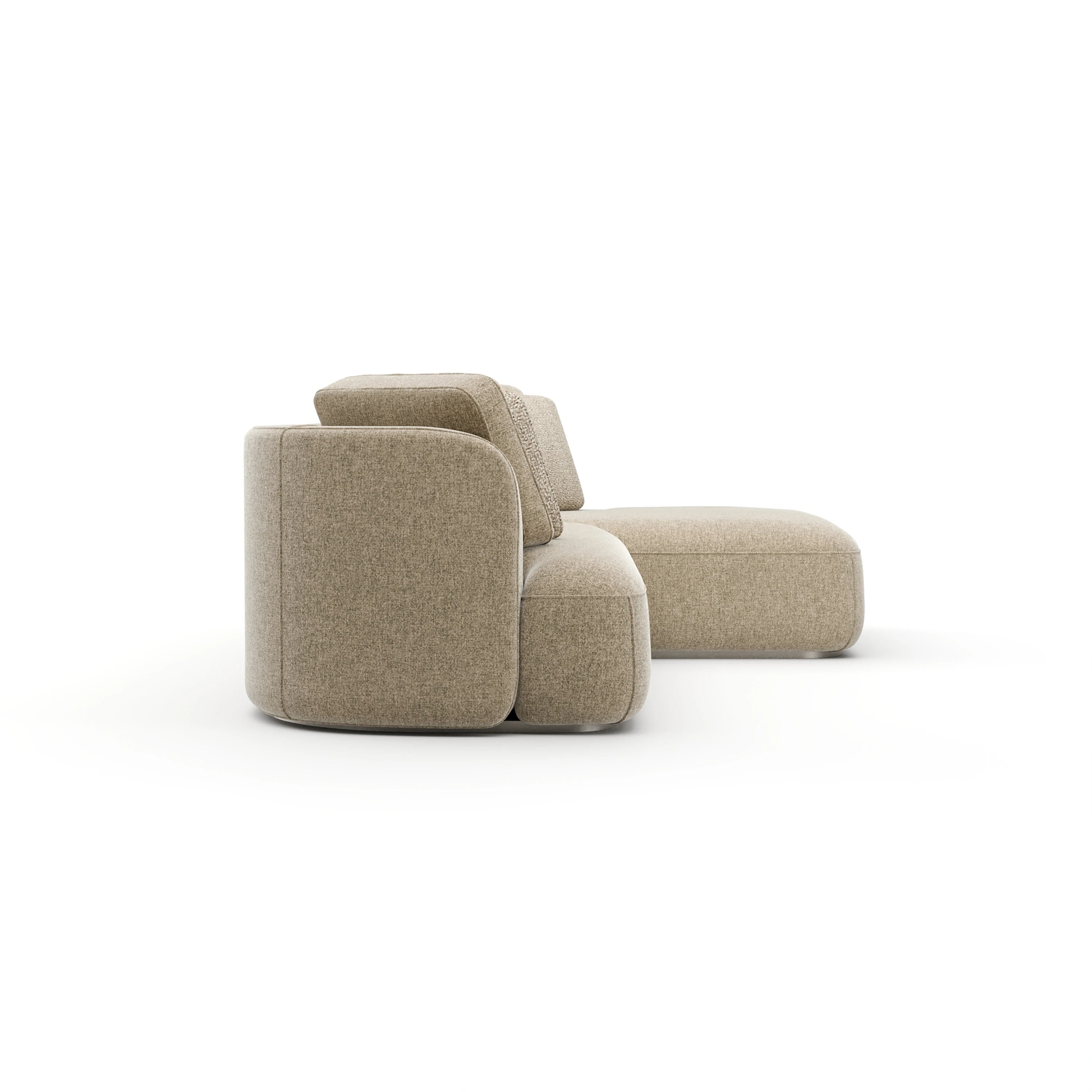 Sasso Right Chaise Sec - Oatmeal - 2nd angle