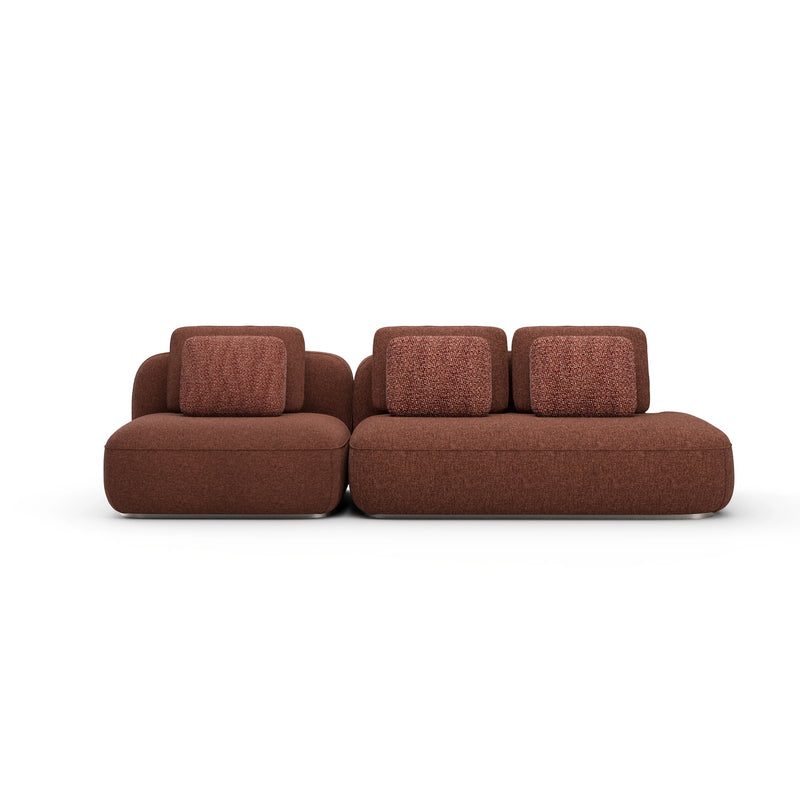 Sasso 2Pc Small Sofa - Saffron