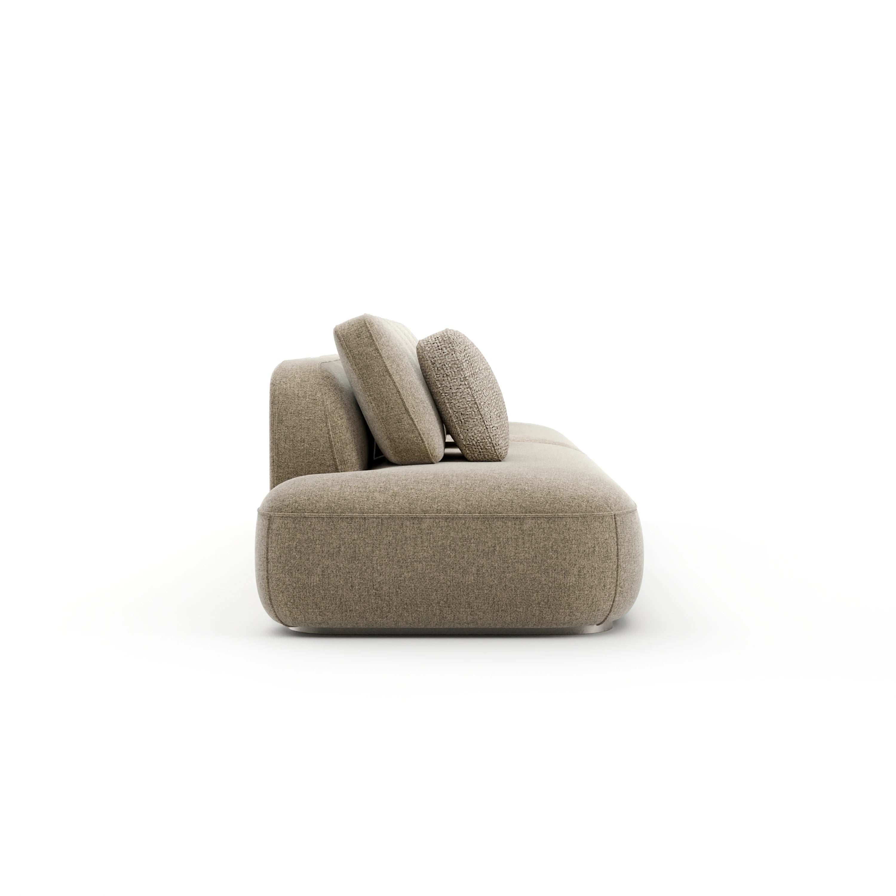 Sasso 2Pc Straight Sofa - Oatmeal - 2nd angle