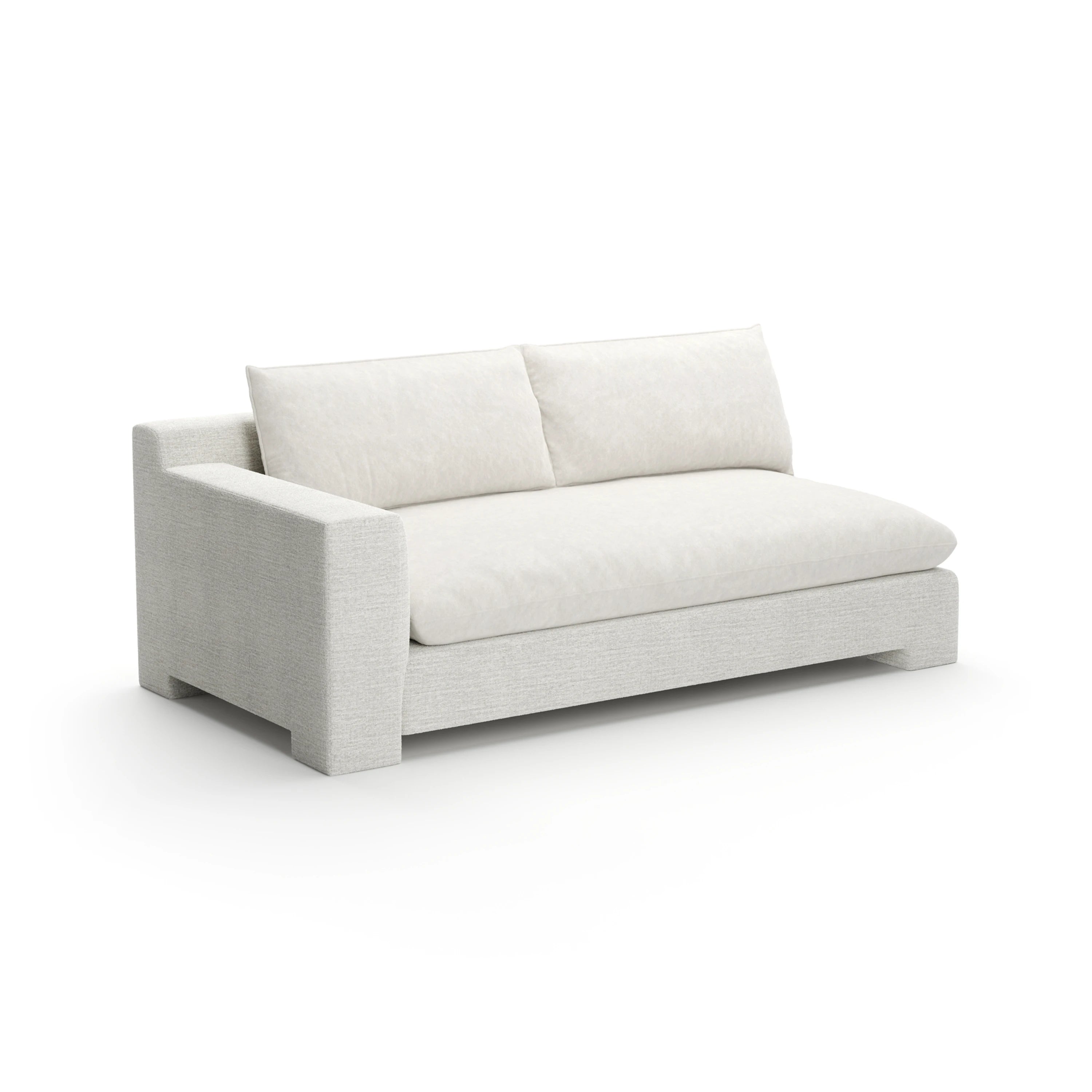 Devon Laf Loveseat Ivory - main image