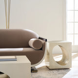 Chasm End Table in room - angle 1