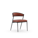 Dario Chocolate Side Chair - Rouge - primary image