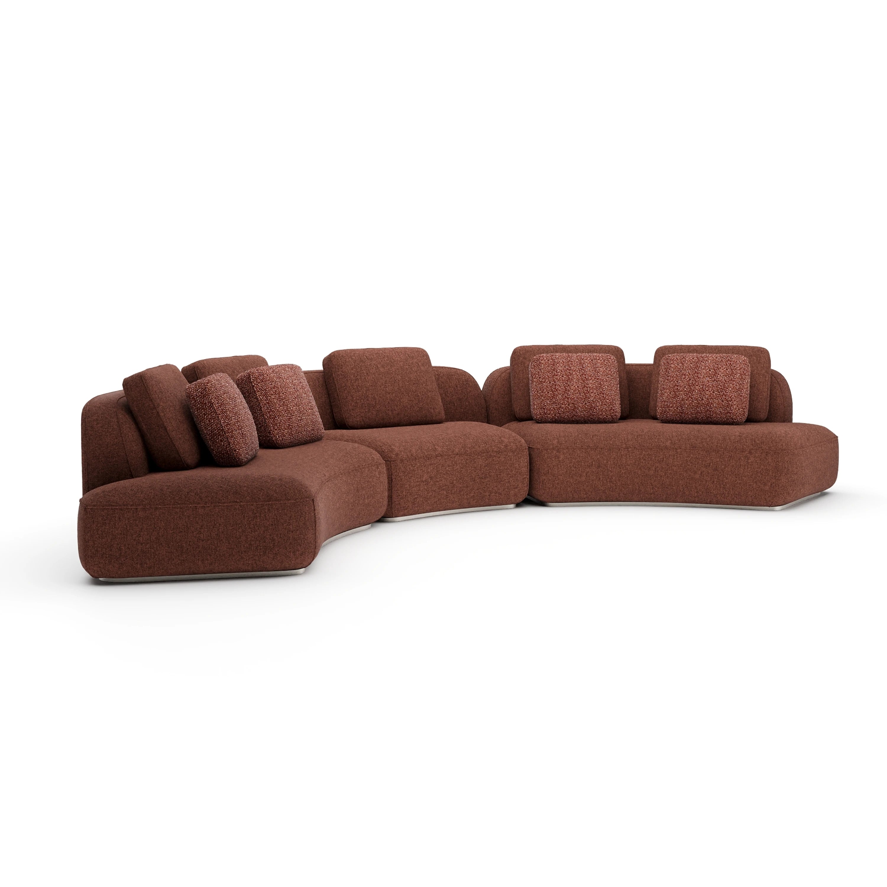 Modena 3pc Sofa - Saffron - primary image
