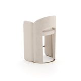 Overlap Counter Stool Ivory - 3rd angle