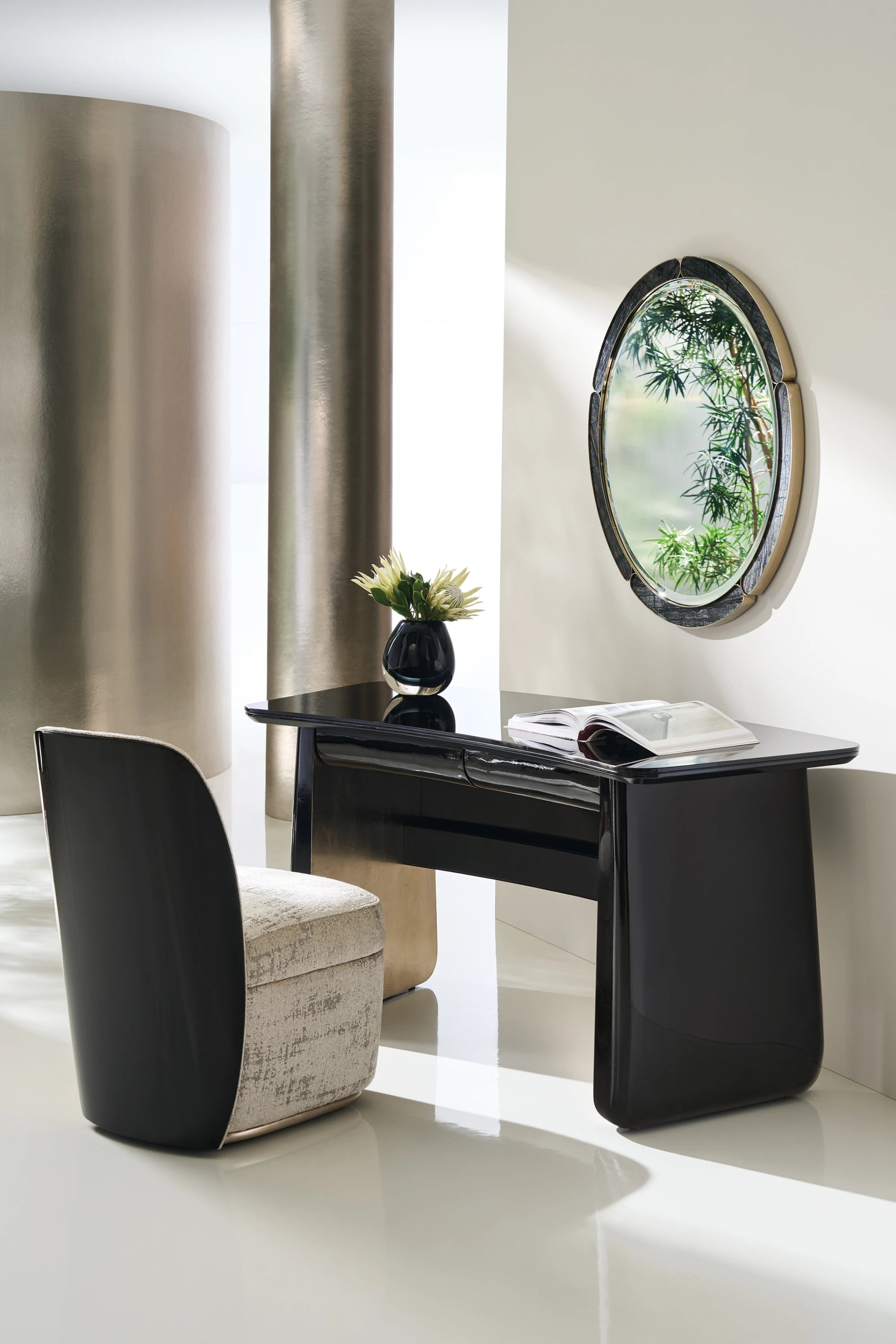 Cabochon Desk in room - angle 1