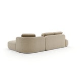 Sasso Armless Rt Chaise Sec - Oatmeal - 3rd angle